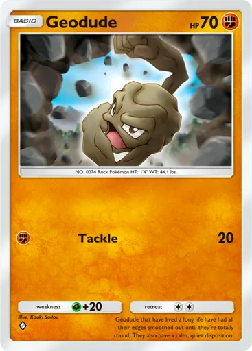 Geodude (a1-147) card in Pokémon TCG Pocket