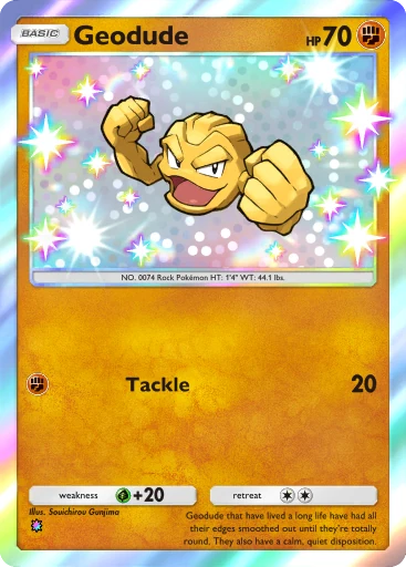 Geodude (b1-307) card in Pokémon TCG Pocket