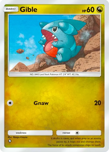 Gible (a2-121) card in Pokémon TCG Pocket
