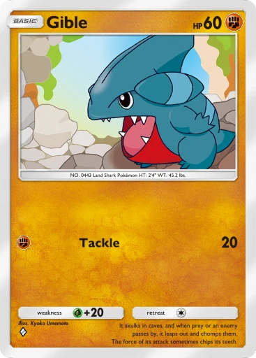 Gible (a4b-205) card in Pokémon TCG Pocket