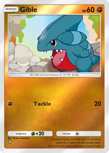 Gible (a4b-206) card in Pokémon TCG Pocket