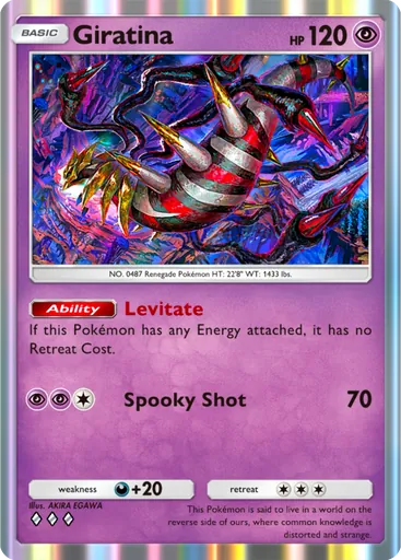 Giratina (a2-078) card in Pokémon TCG Pocket