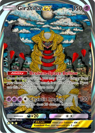 Giratina ex (a2b-096) card in Pokémon TCG Pocket