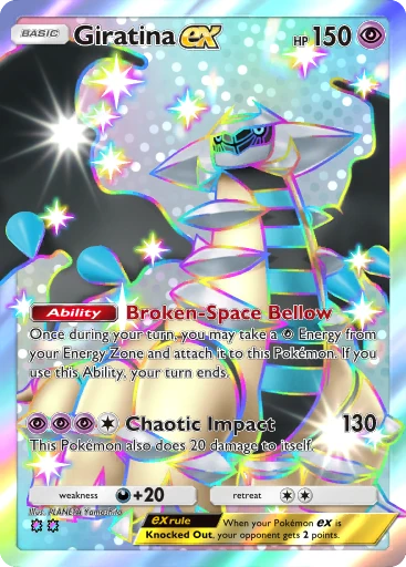 Giratina ex (a4b-377) card in Pokémon TCG Pocket