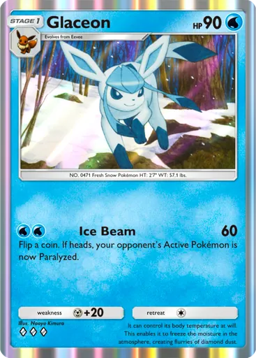 Glaceon (a2-046) card in Pokémon TCG Pocket