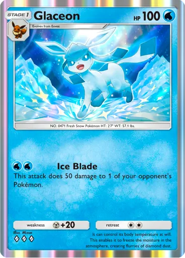 Glaceon (a3b-017) card in Pokémon TCG Pocket