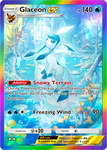 Glaceon ex (a2a-092) card in Pokémon TCG Pocket