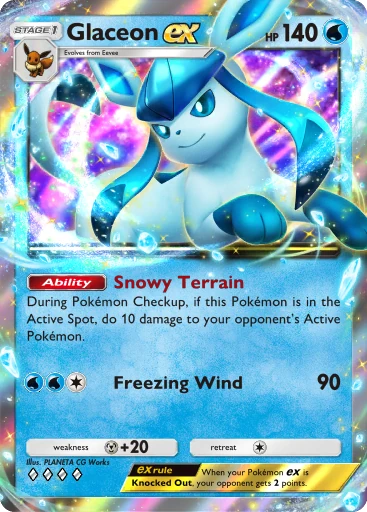 Glaceon ex (a4b-106) card in Pokémon TCG Pocket