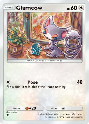 Glameow (a2-139) card in Pokémon TCG Pocket