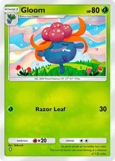 Gloom (a2-002) card in Pokémon TCG Pocket