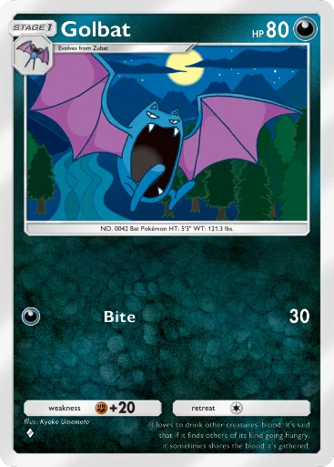 Golbat (a4b-228) card in Pokémon TCG Pocket