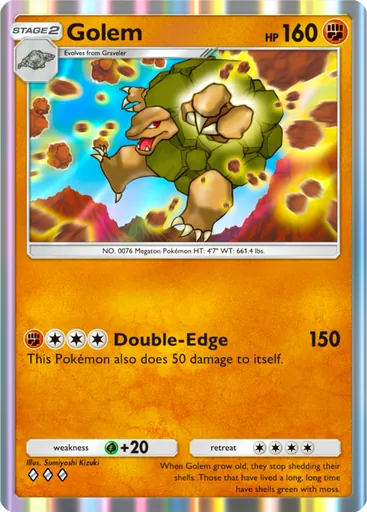 Golem (a1-149) card in Pokémon TCG Pocket