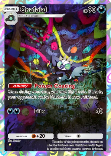 Grafaiai (a2b-076) card in Pokémon TCG Pocket