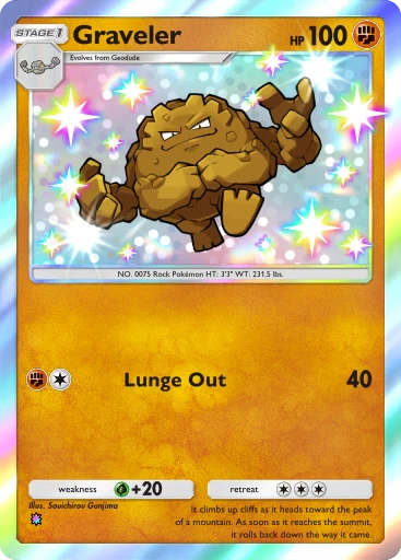 Graveler (b1-308) card in Pokémon TCG Pocket