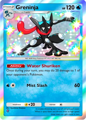 Greninja (a3a-093) card in Pokémon TCG Pocket