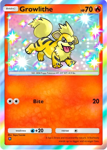 Growlithe (a3a-089) card in Pokémon TCG Pocket