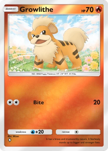 Growlithe (a4b-062) card in Pokémon TCG Pocket