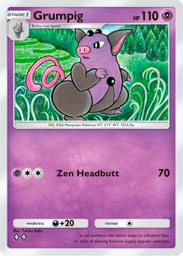 Grumpig (a3-072) card in Pokémon TCG Pocket