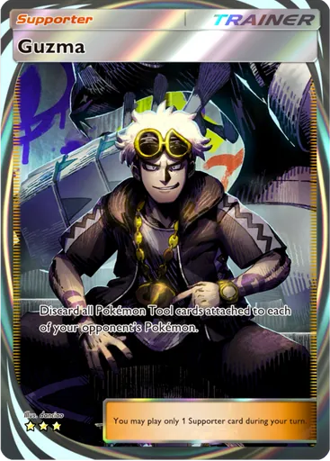 Guzma (a3-208) card in Pokémon TCG Pocket