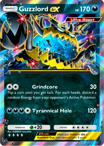 Guzzlord ex (a3a-043) card in Pokémon TCG Pocket