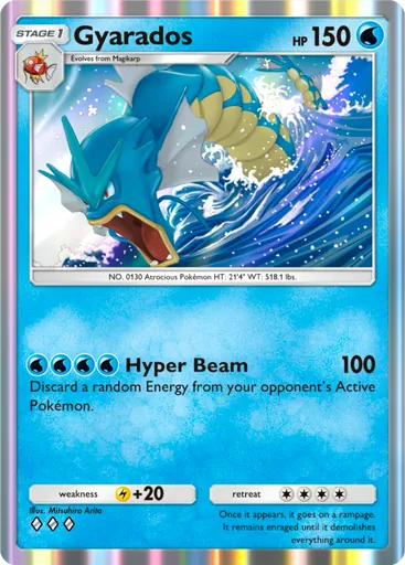 Gyarados (a1-078) card in Pokémon TCG Pocket
