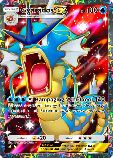 Gyarados ex (a1a-076) card in Pokémon TCG Pocket