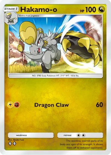 Hakamo-o (a3-126) card in Pokémon TCG Pocket