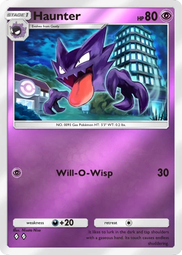 Haunter (a4b-154) card in Pokémon TCG Pocket