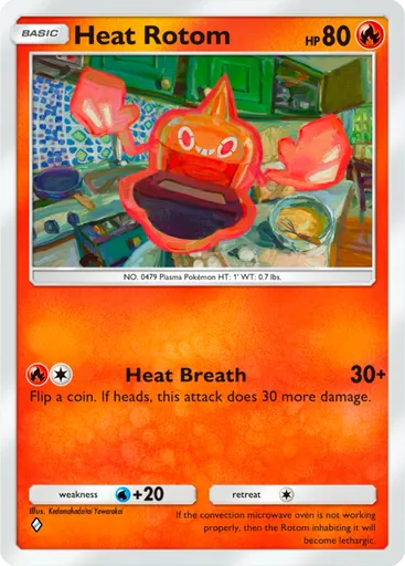 Heat Rotom (a2-030) card in Pokémon TCG Pocket