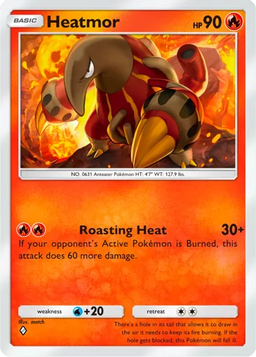 Heatmor (a4-037) card in Pokémon TCG Pocket