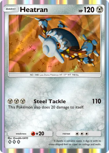 Heatran (a2-120) card in Pokémon TCG Pocket