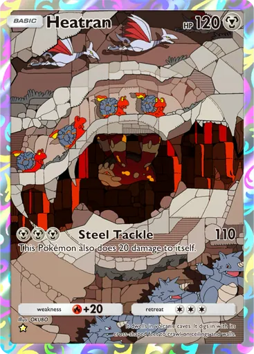 Heatran (a2-174) card in Pokémon TCG Pocket