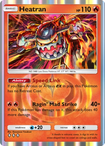 Heatran (a4b-076) card in Pokémon TCG Pocket