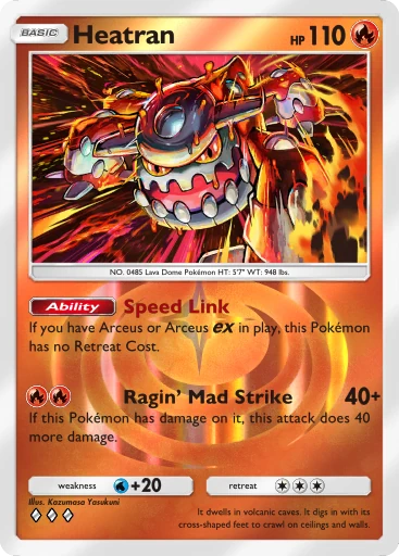 Heatran (a4b-077) card in Pokémon TCG Pocket