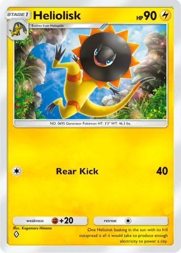 Heliolisk (a3-063) card in Pokémon TCG Pocket