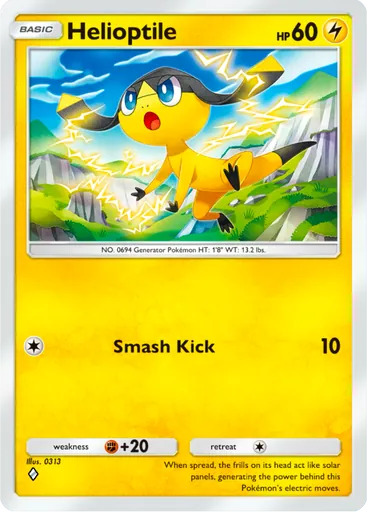 Helioptile (a3-062) card in Pokémon TCG Pocket