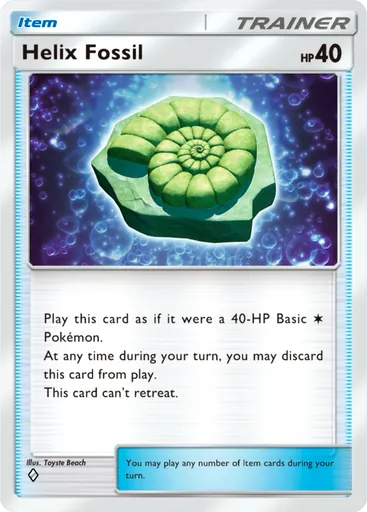 Helix Fossil (a1-216) card in Pokémon TCG Pocket