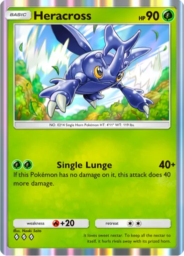 Heracross (a4-022) card in Pokémon TCG Pocket