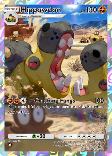 Hippowdon (b1-241) card in Pokémon TCG Pocket