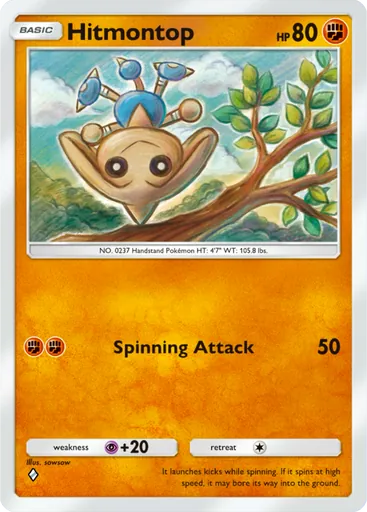 Hitmontop (a2-085) card in Pokémon TCG Pocket