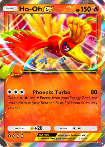 Ho-Oh ex (a4-034) card in Pokémon TCG Pocket