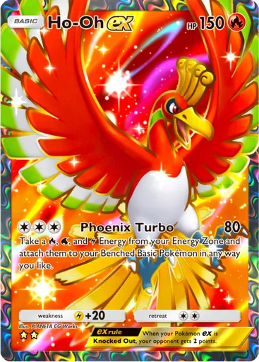 Ho-Oh ex (a4-187) card in Pokémon TCG Pocket