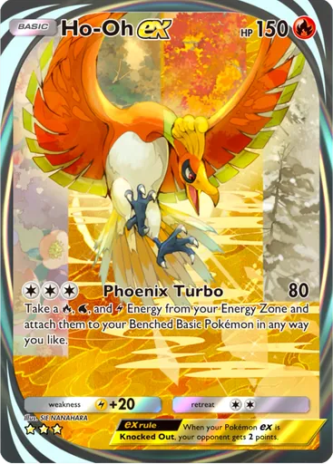 Ho-Oh ex (a4-210) card in Pokémon TCG Pocket