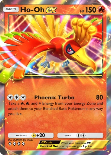 Ho-Oh ex (a4b-068) card in Pokémon TCG Pocket