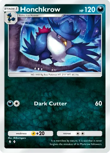 Honchkrow (a4-114) card in Pokémon TCG Pocket