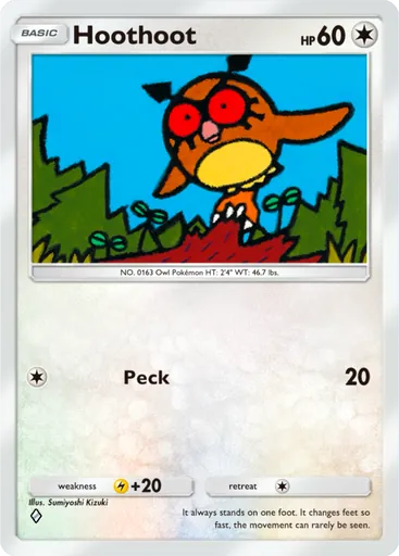 Hoothoot (a2a-064) card in Pokémon TCG Pocket