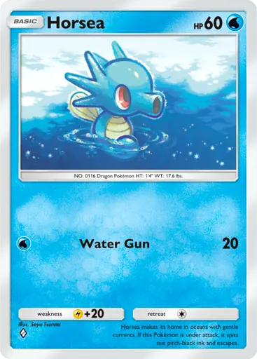 Horsea (a1-070) card in Pokémon TCG Pocket
