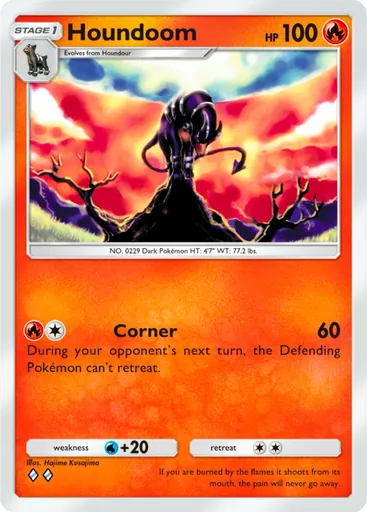 Houndoom (a2a-012) card in Pokémon TCG Pocket