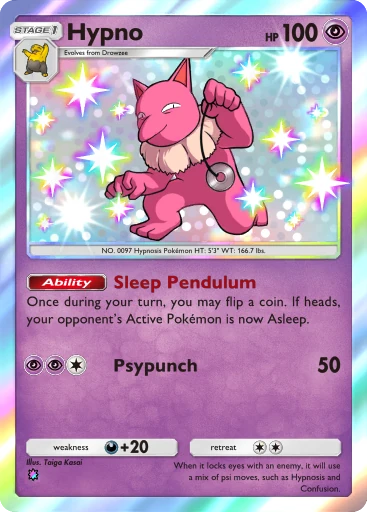 Hypno (b1-306) card in Pokémon TCG Pocket