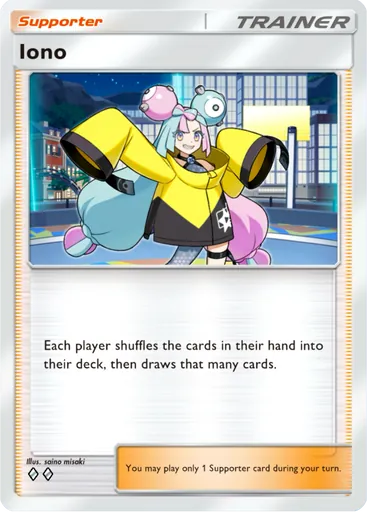 Iono (a2b-069) card in Pokémon TCG Pocket